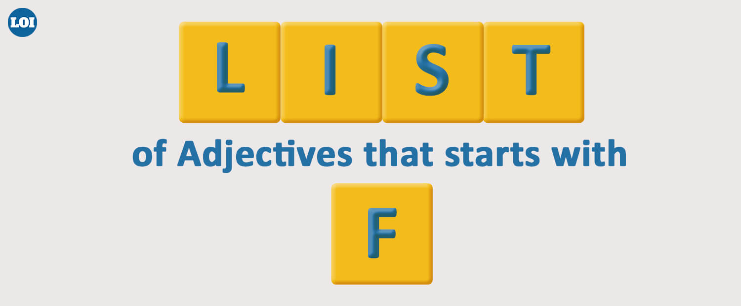 list of adjectives that start with f