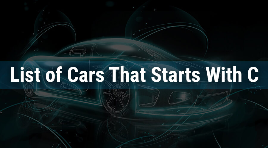 Cars That Starts With C