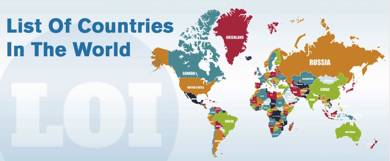 List Of Countries In the World