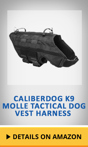 Caliberdog K9 Molle Tactical Dog Vest Harness featured