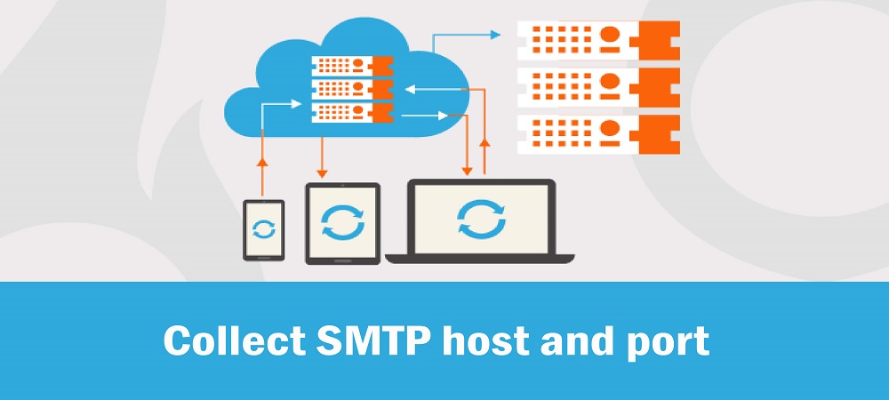 Collect SMTP host and port
