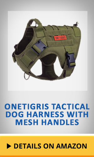 Onetigris Tactical Dog Harness With Mesh Handles featured