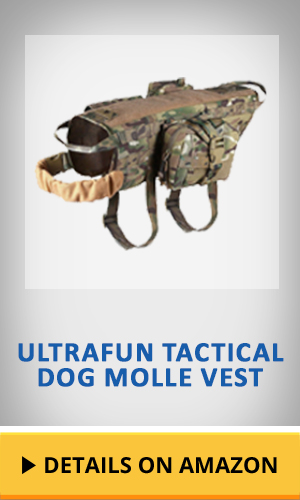 Ultrafun Tactical Dog Molle Vest featured