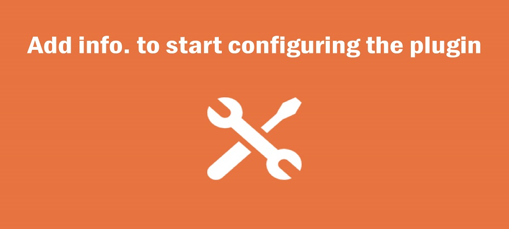Add info. to start configuring the plugin