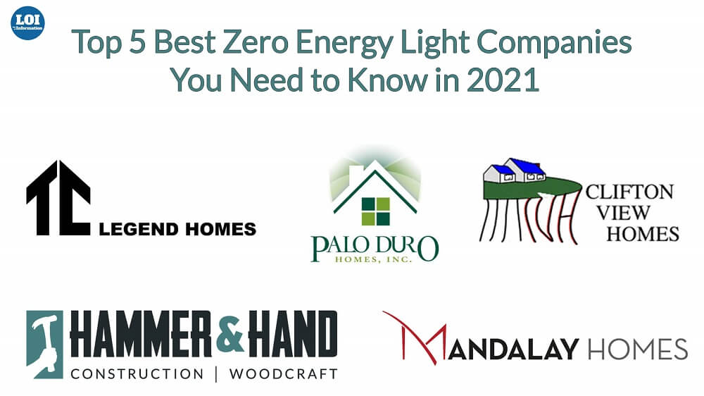 Best Zero Energy Light Companies