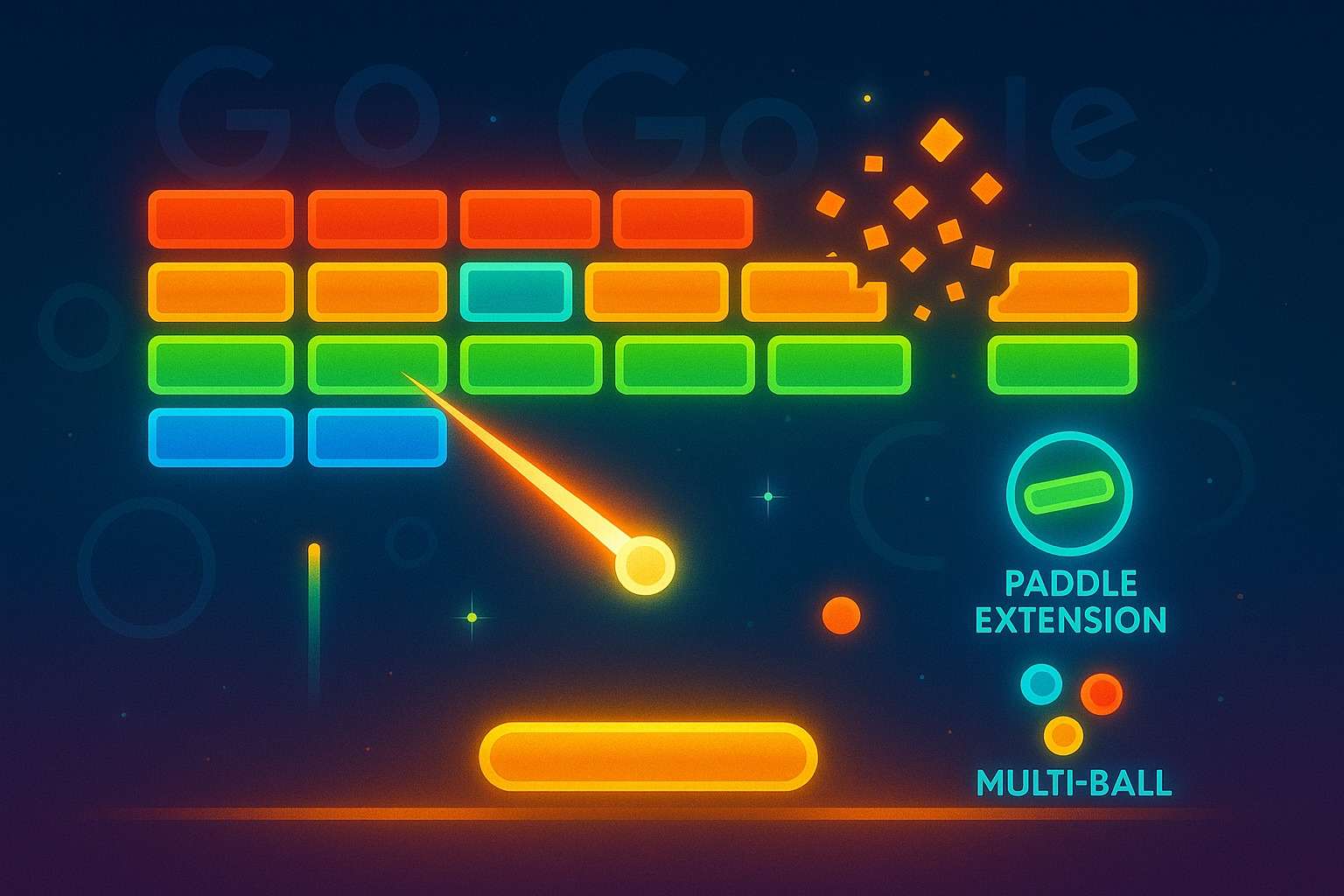 Google Block Breaker